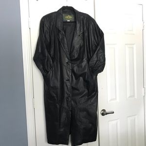 Vintage Avanti Leather Trench